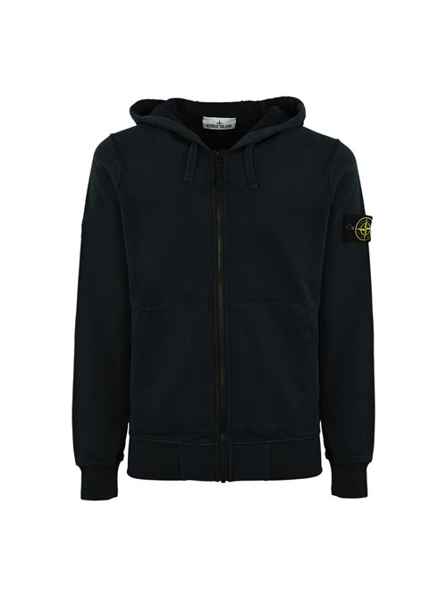 Felpa con zip 64251 Navy STONE ISLAND | 811564251A0020